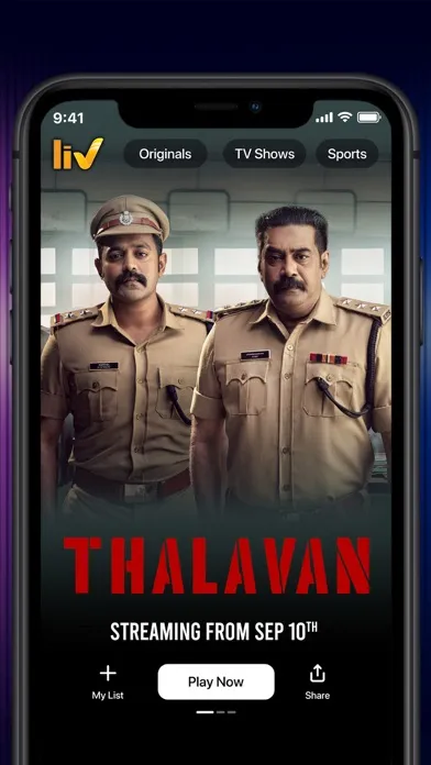 Sony LIV Screenshots