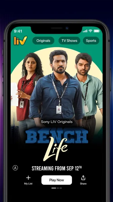 Sony LIV Screenshots