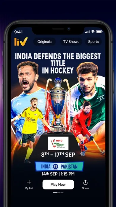 Sony LIV Screenshots