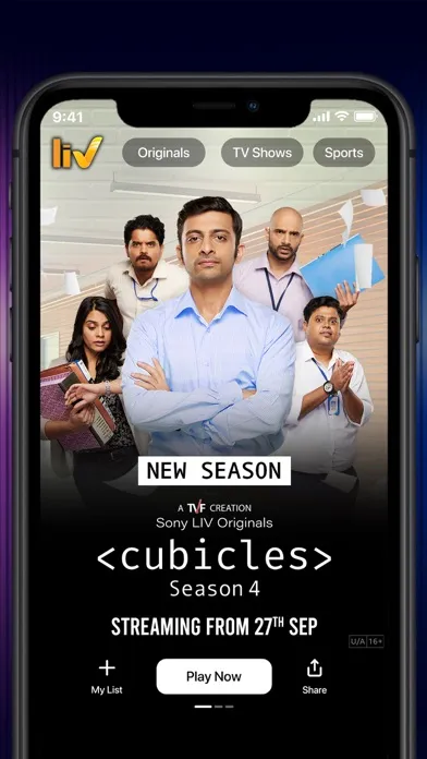 Sony LIV Screenshots