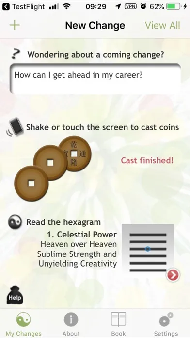 تصاویر iChing Pocket App of Wisdom