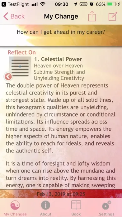 تصاویر iChing Pocket App of Wisdom