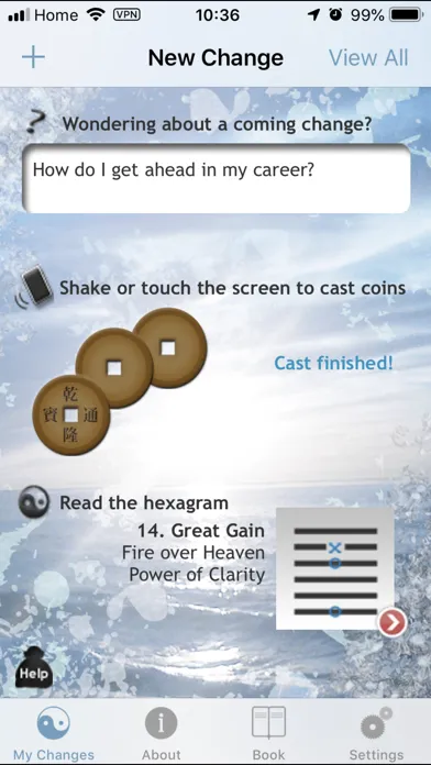 تصاویر iChing Pocket App of Wisdom