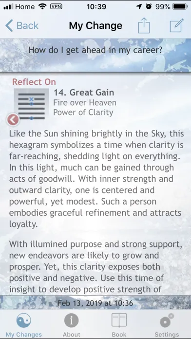 تصاویر iChing Pocket App of Wisdom