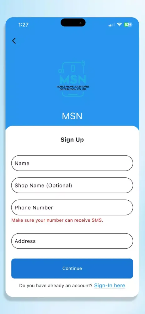 Ảnh chụp màn hình của MSN Ecommerce