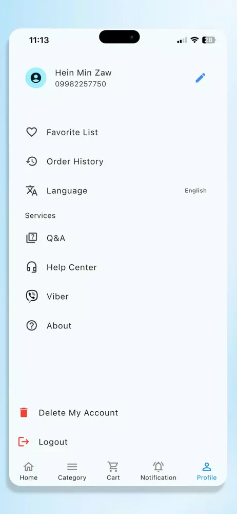 Ảnh chụp màn hình của MSN Ecommerce