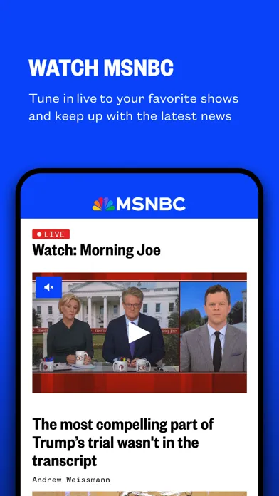 MSNBC: Watch Live & Analysis应用截图