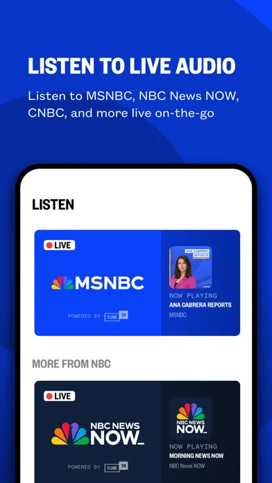 MSNBC: Watch Live & Analysis应用截图