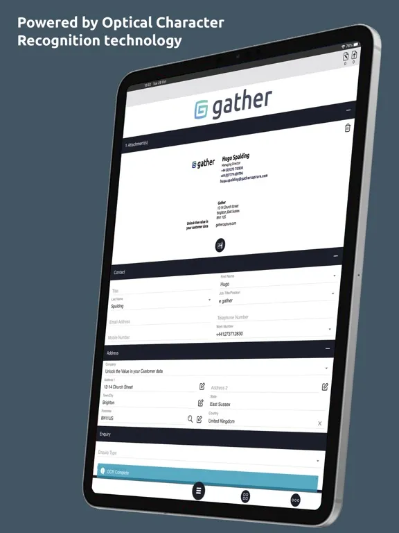 Zrzuty ekranu Gather® iPad 