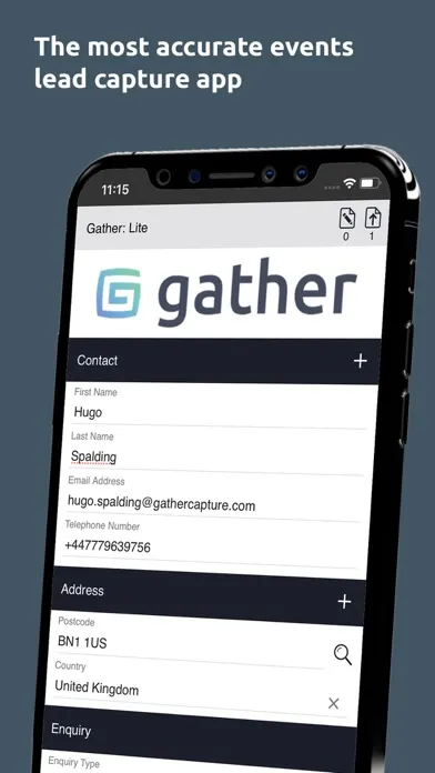 Zrzuty ekranu Gather®