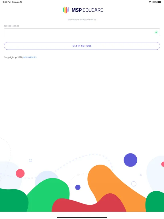 Tangkapan skrin MSPEducare iPad 