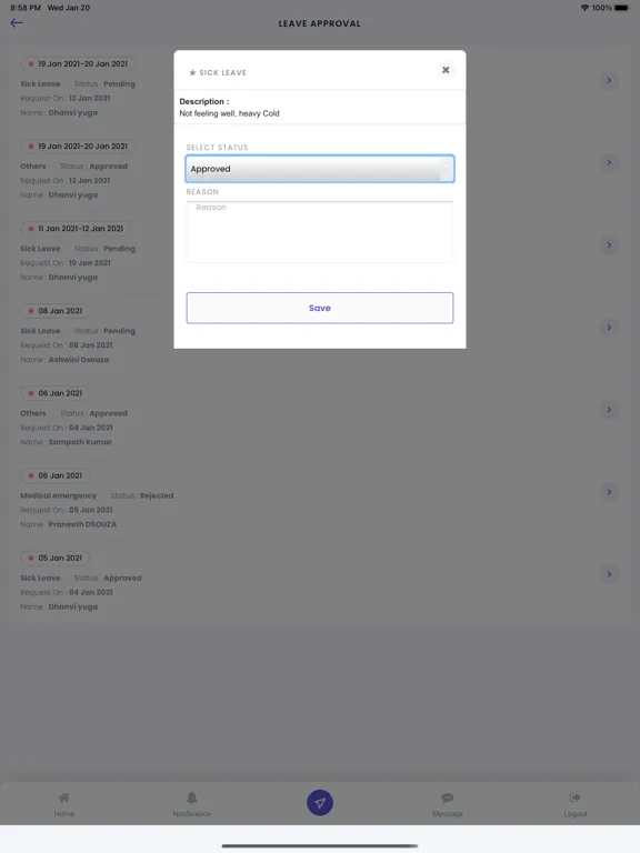 Tangkapan skrin MSPEducare iPad 