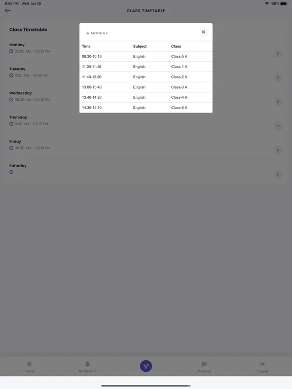Tangkapan skrin MSPEducare iPad 