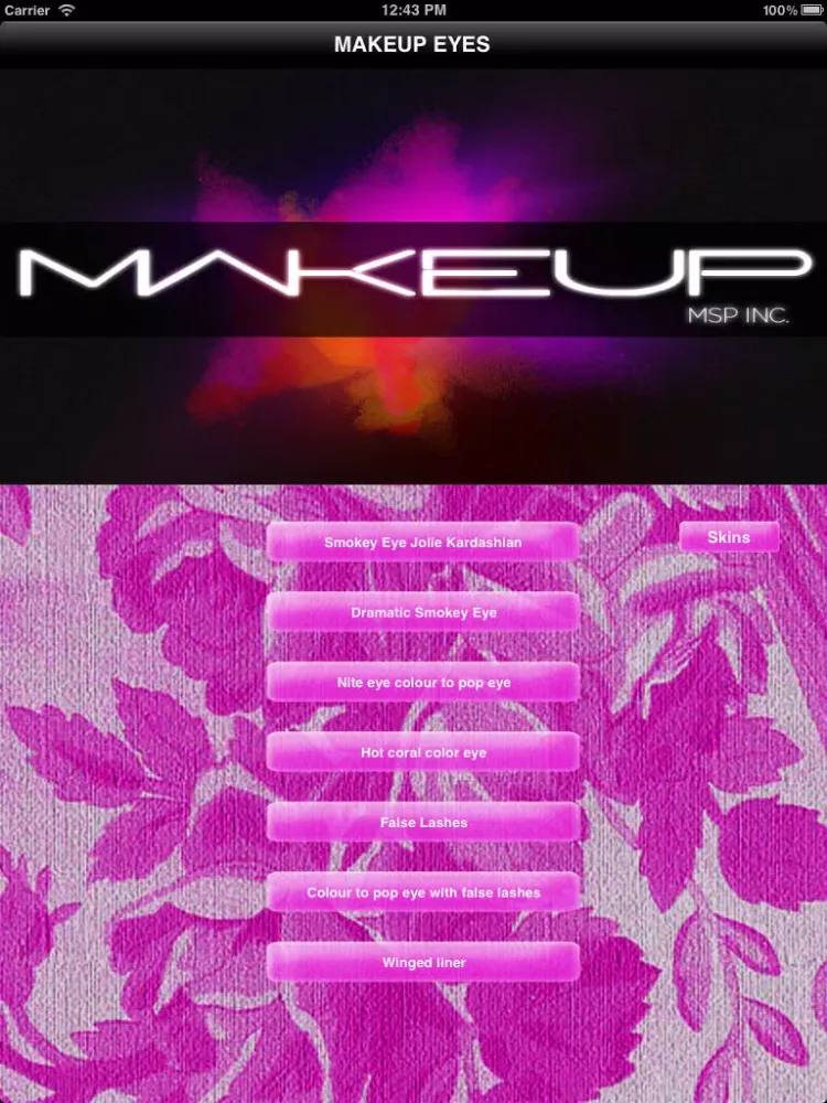 Makeup Eyes iPad  Screenshots