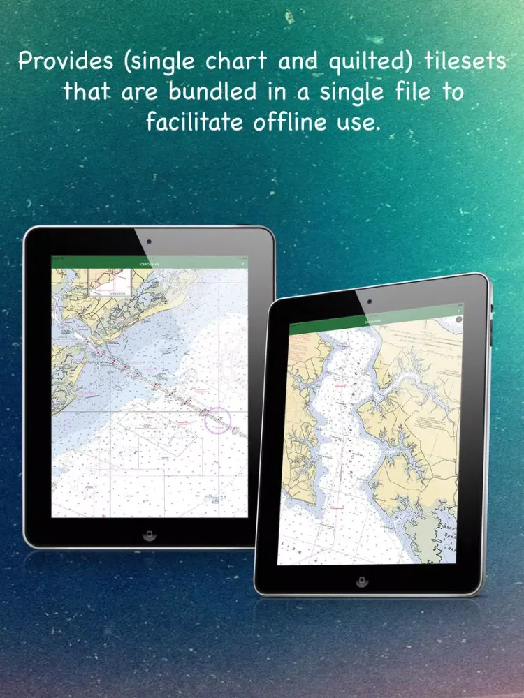 Marine : Carolinas offline GPS nautical charts iPad  স্ক্রিনশট