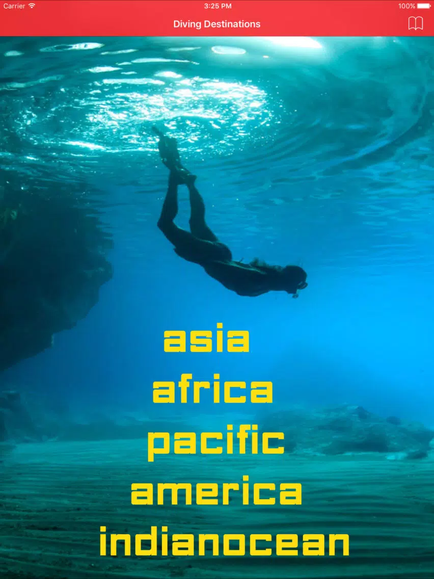DIVE: Diving hot spots-Best Dive Sites in the Word iPad  스크린샷