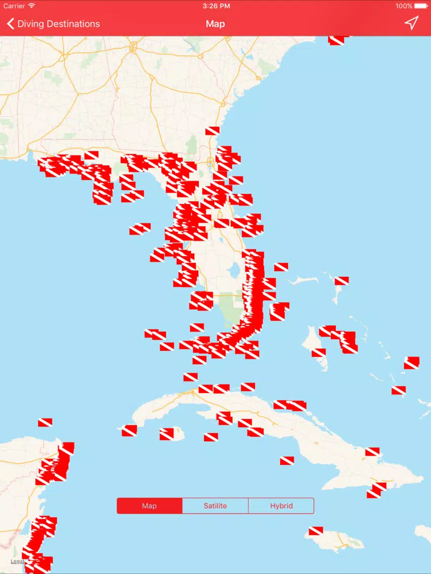 DIVE: Diving hot spots-Best Dive Sites in the Word iPad  스크린샷