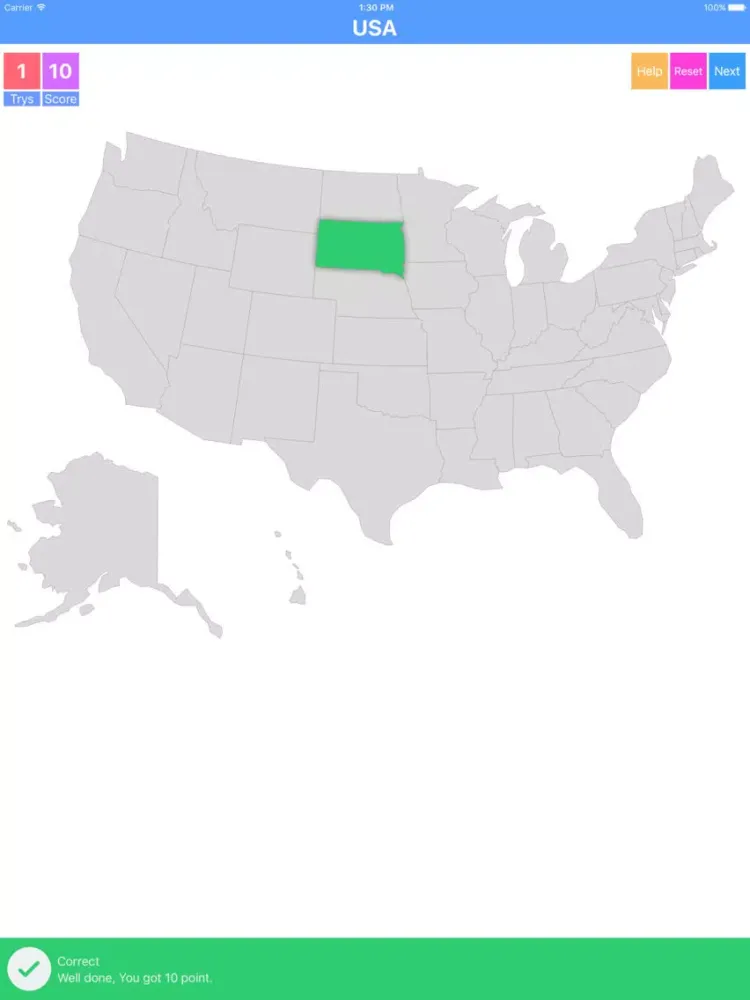 GeoQ USA iPad  سکرین شاٹس