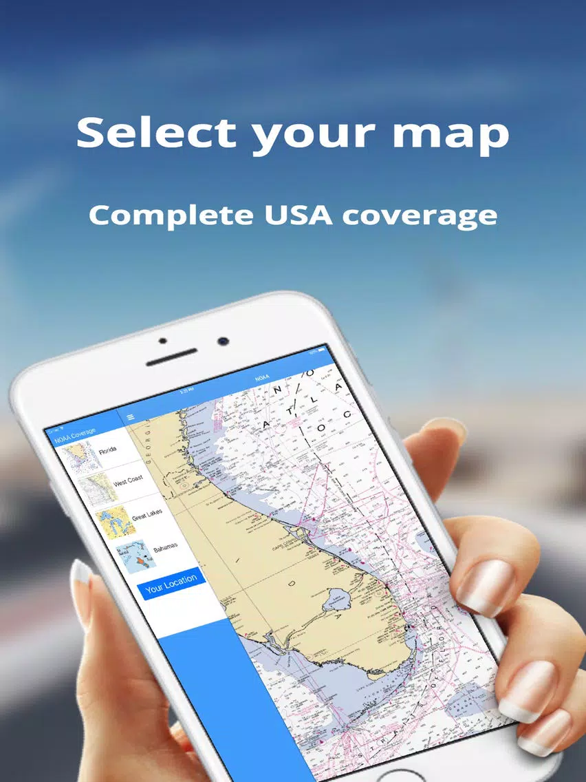 Marine Charts Online iPad 應用截圖