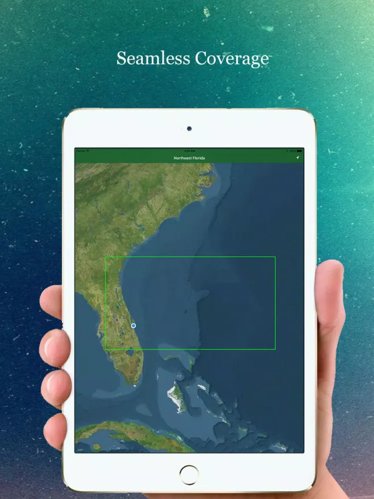 Marine : Northeast Florida offline nautical chart iPad 应用截图