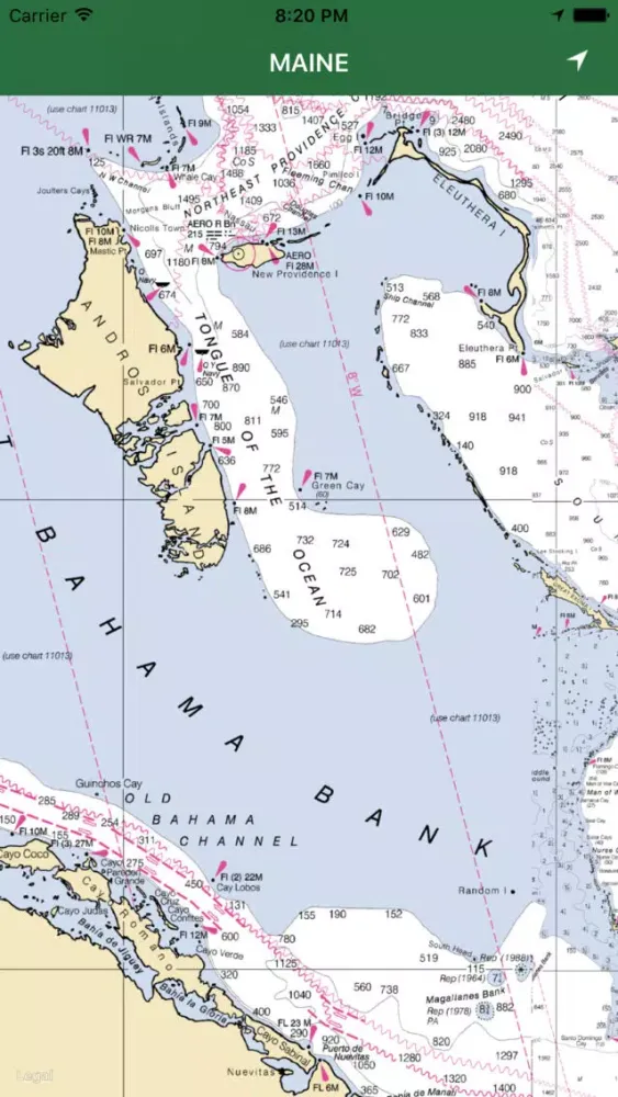 Marine : PUERTO RICO & BAHAMS GPS offline map Ekran Görüntüleri