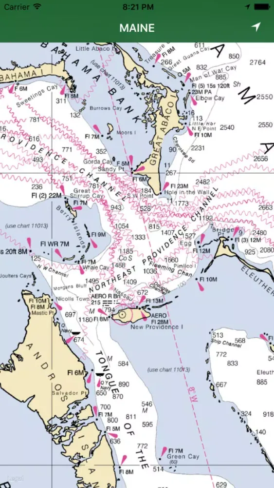 Marine : PUERTO RICO & BAHAMS GPS offline map Ekran Görüntüleri