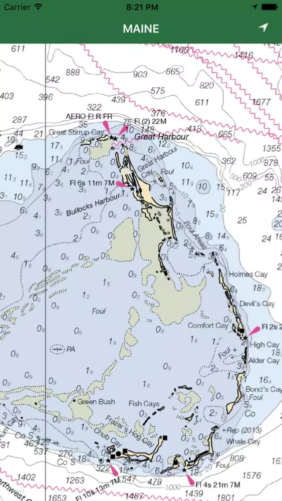 Marine : PUERTO RICO & BAHAMS GPS offline map Ekran Görüntüleri