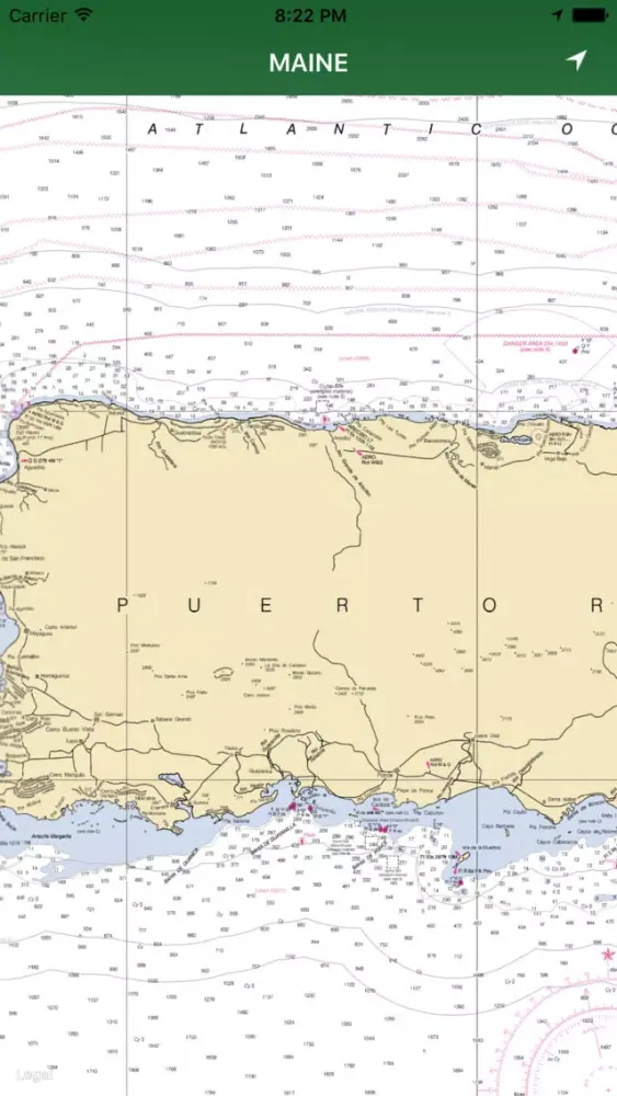 Marine : PUERTO RICO & BAHAMS GPS offline map Ekran Görüntüleri