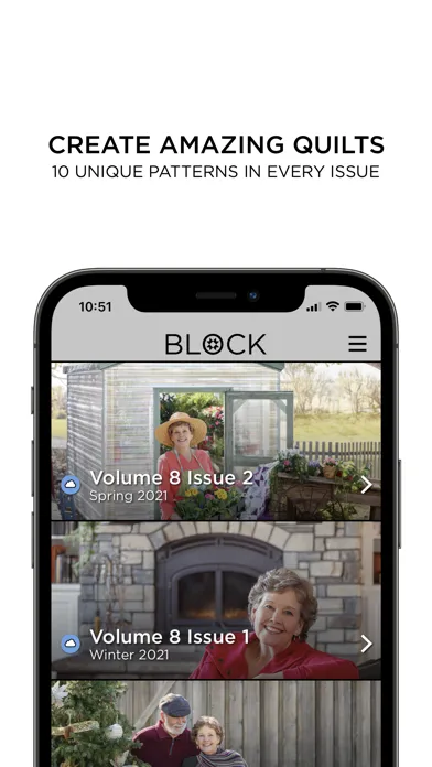 ภาพหน้าจอของ BLOCK Magazine by MSQC