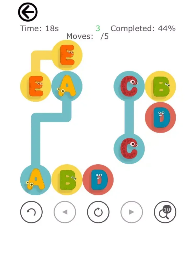 Alphabet Match Puzzle - Free Kids Puzzle Games iPad  Screenshots