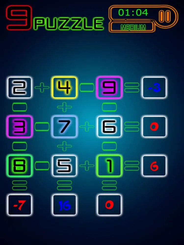 9 Puzzle - Free Math Puzzle iPad  Screenshots