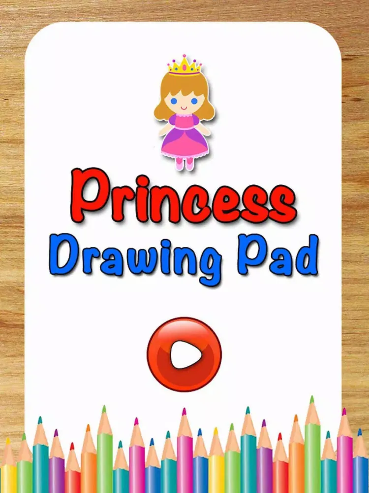Capturas de tela do Princess Drawing Pad For Kids And Toddlers iPad 
