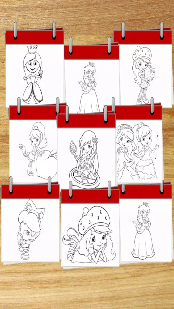 Capturas de tela do Princess Drawing Pad For Kids And Toddlers