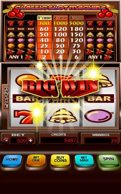 Captures d'écran de Classic Slot Machine