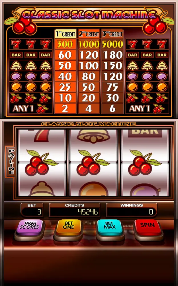 Captures d'écran de Classic Slot Machine