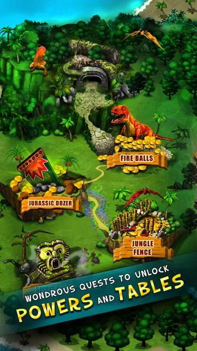 Capturas de tela do Jurassic Carnival: Coin Party