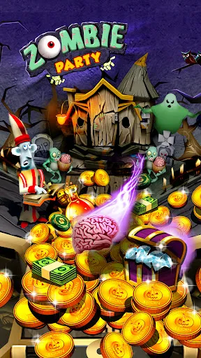 Zombie Ghosts Coin Party Dozer Screenshots