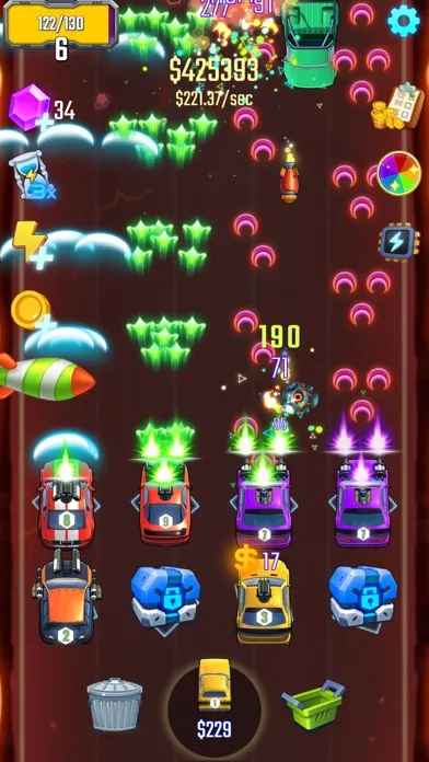 Ảnh chụp màn hình của Galaxy Defense:Space Rider