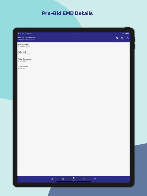 MSTC eAuction iPad  স্ক্রিনশট