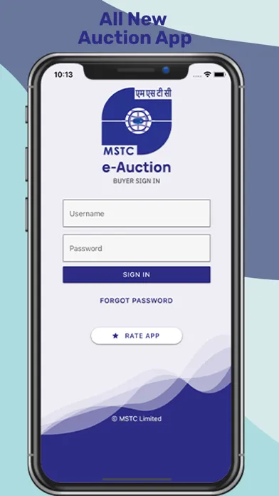 MSTC eAuction স্ক্রিনশট