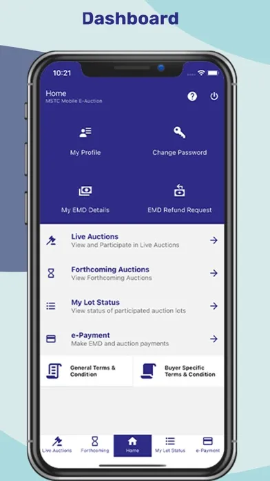 MSTC eAuction স্ক্রিনশট
