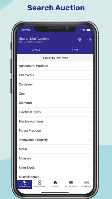 MSTC eAuction স্ক্রিনশট