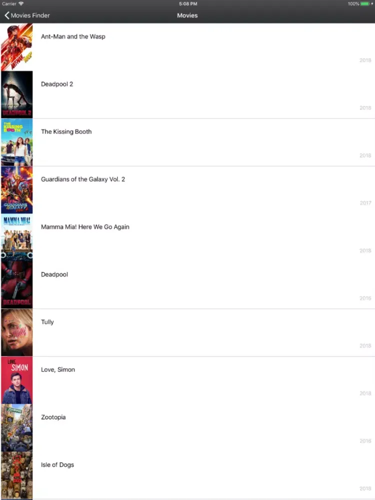 Capturas de tela do Bobby CotoMovies - Movie Box iPad 