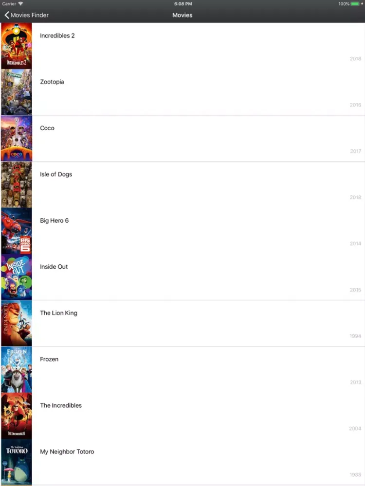 Capturas de tela do Bobby CotoMovies - Movie Box iPad 