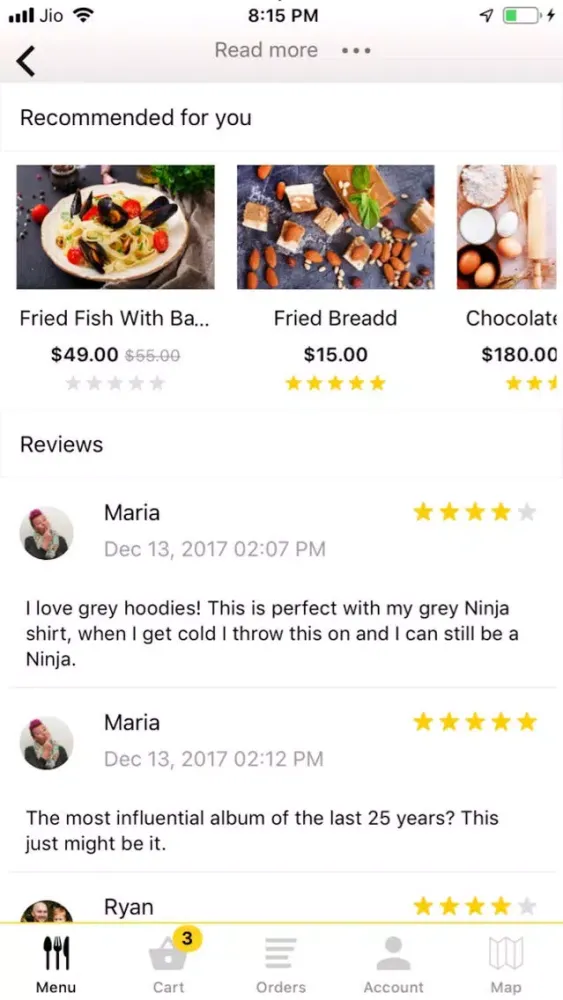 Capturas de pantalla de Mstore Restaurant