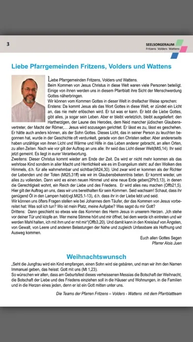 Pfarrblatt Wattens 스크린샷