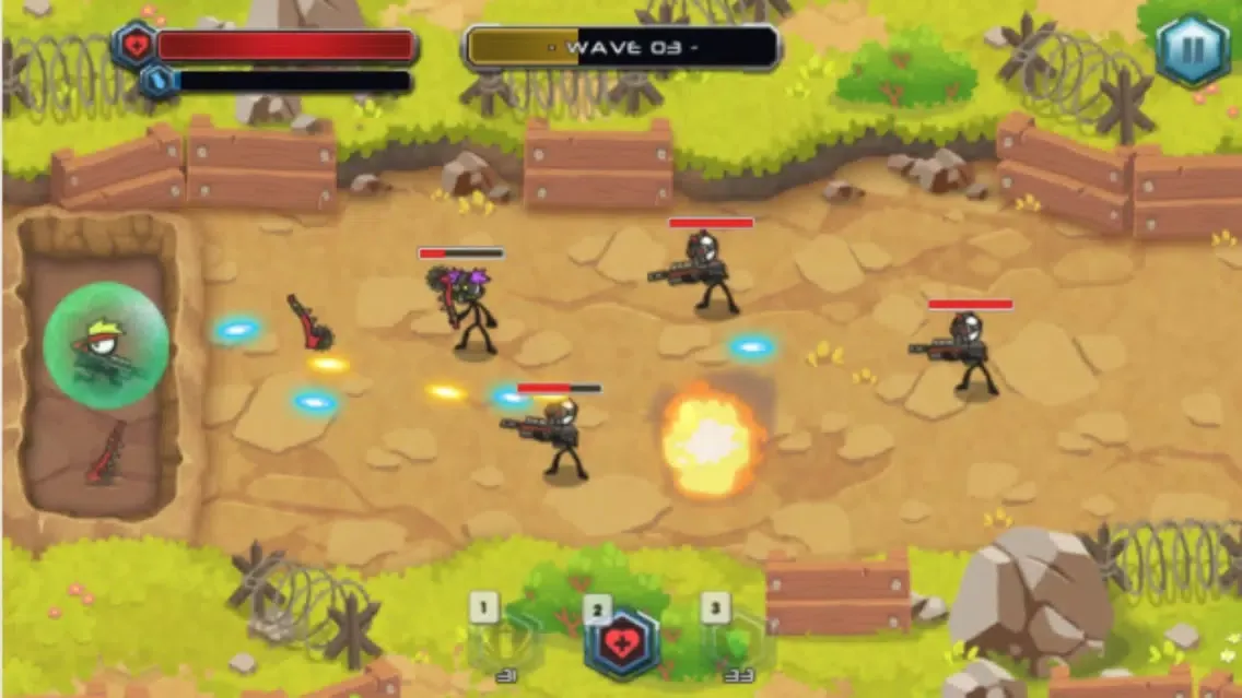 Hero Man Battle Defense!應用截圖