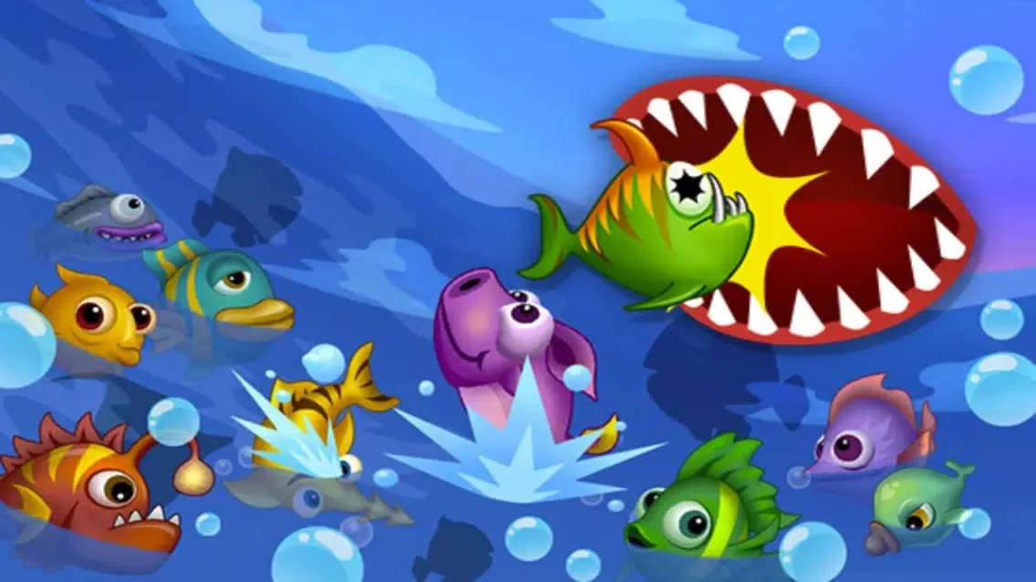 Capturas de tela do Blue Sea - Hunger Fish!