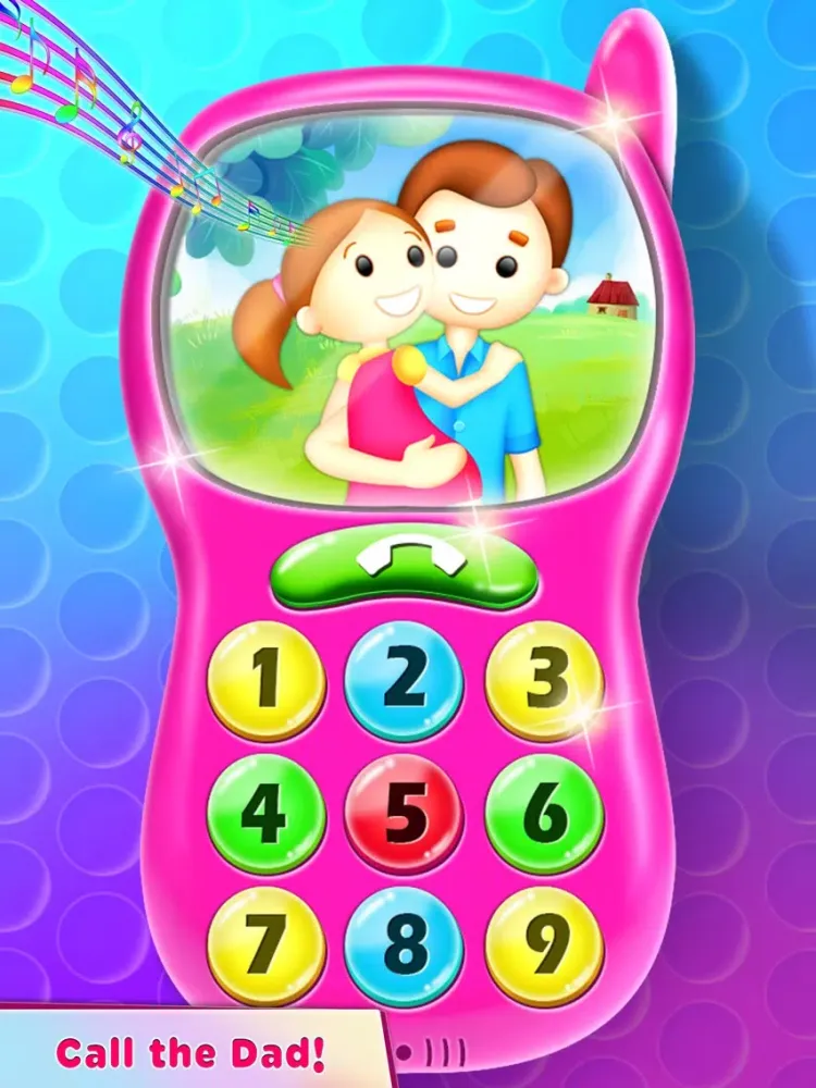 Capturas de tela do Baby Phone Father Songs iPad 