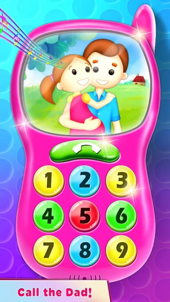 Capturas de tela do Baby Phone Father Songs